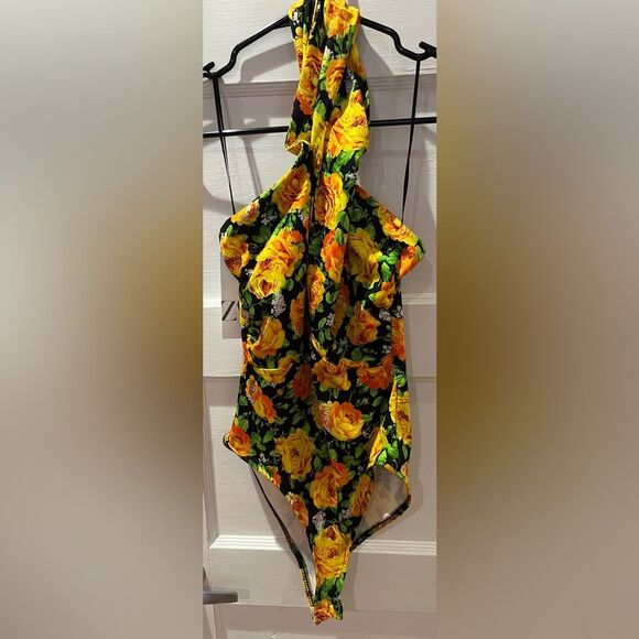Zara Floral Bodysuit Size Small - Picture 5 of 7